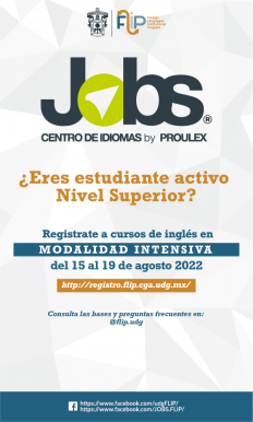 Curso intensivo de Proulex Jobs del 5 de septiembre al 2 de diciembre
