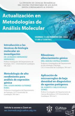 Actualización en Metodologías de Análisis Molecular