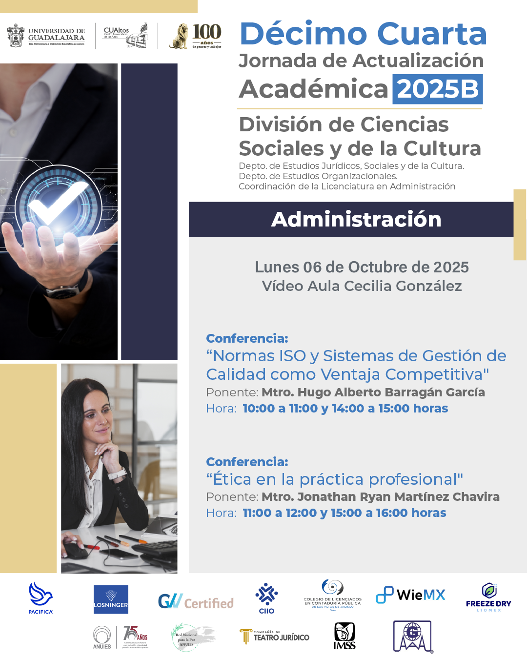 Décimo Cuarta Jornada de Actualización Académica 2025 B