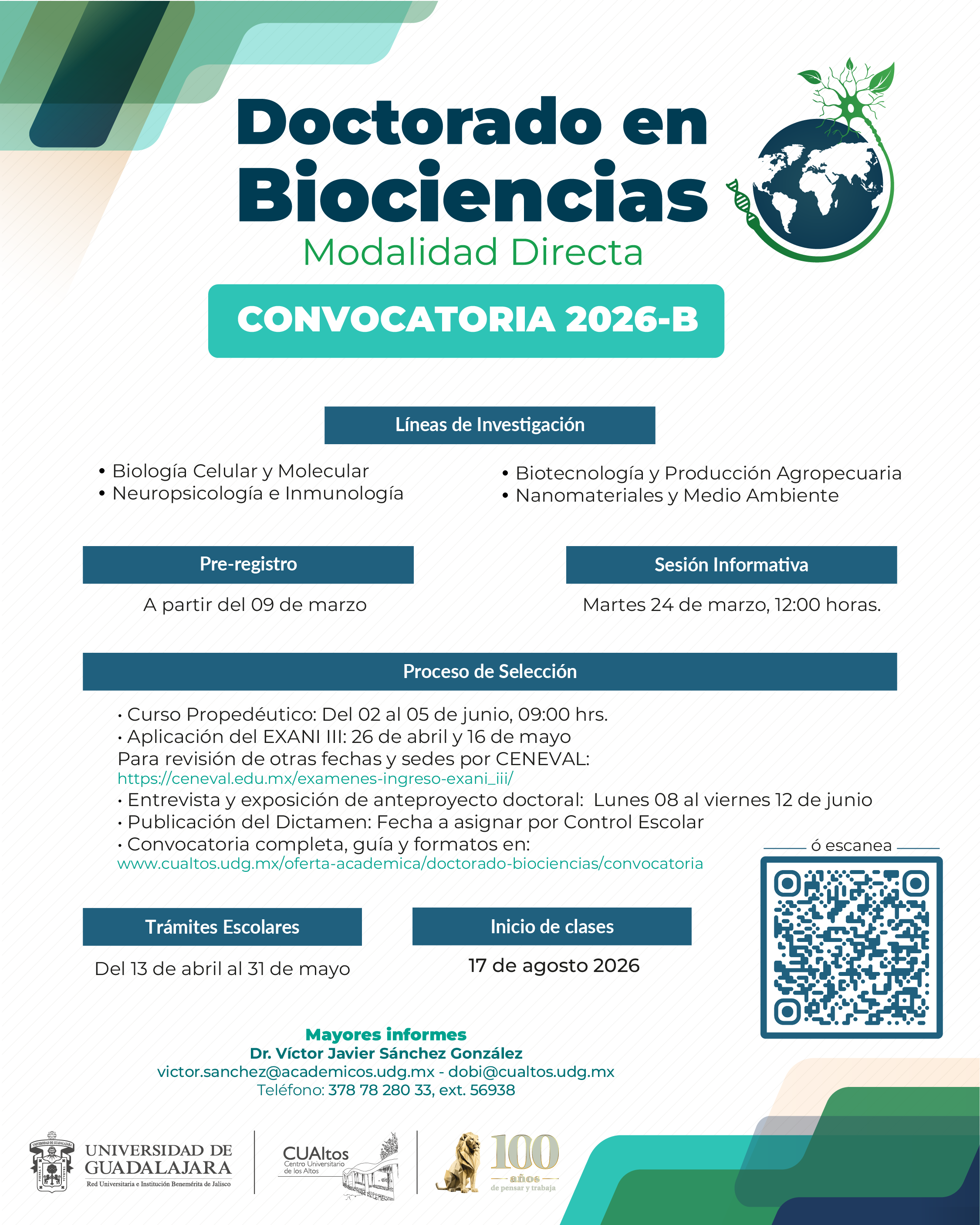 Doctorado en Biociencias 2026