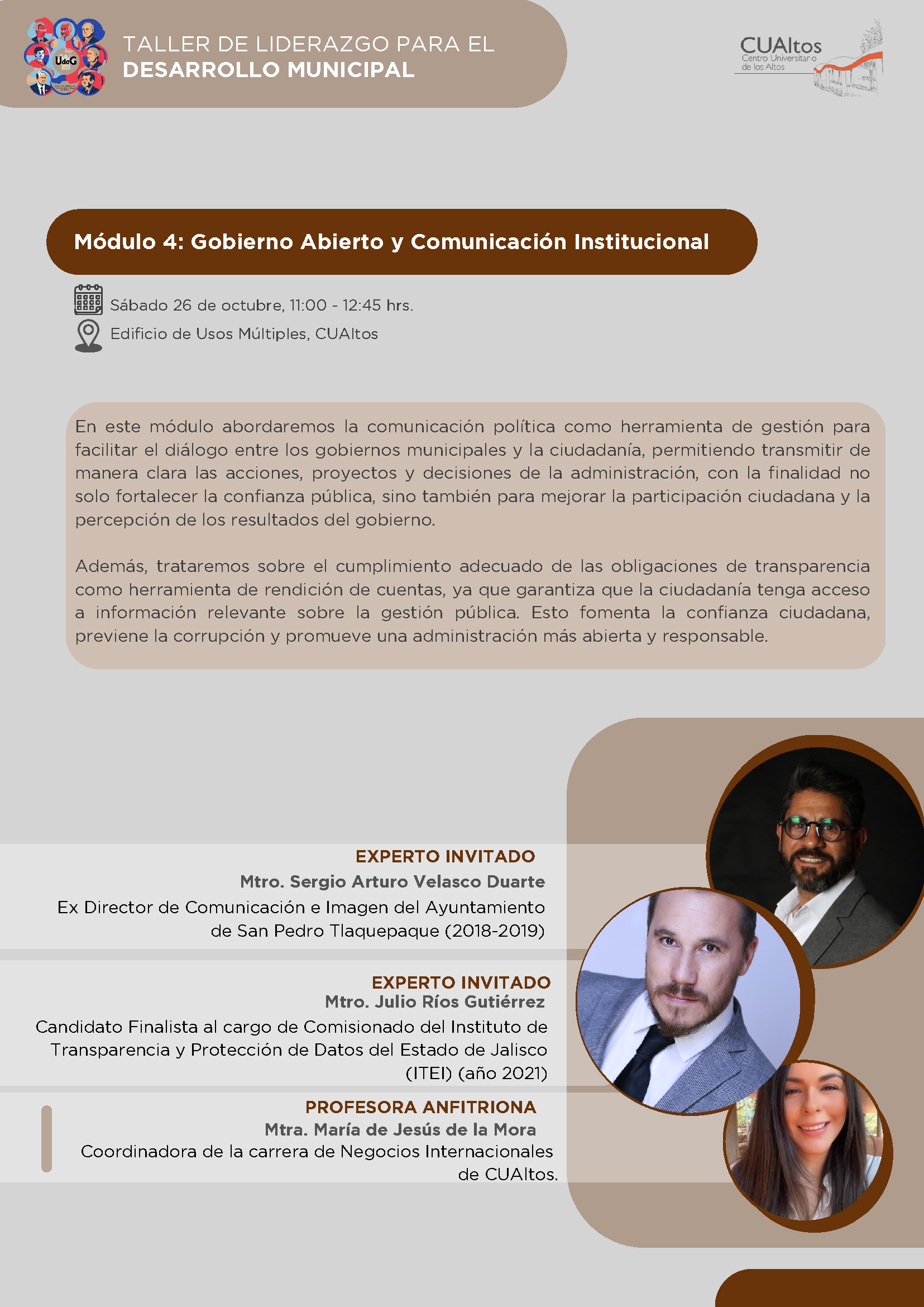 Taller de Liderazgo para el Desarrollo Municipal