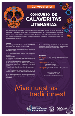 Concurso de Calaveritas Literarias 