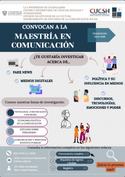 Maestría en comunicación