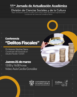 Conferencia "Delitos fiscales"