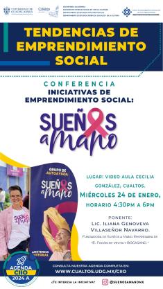 Conferencia inicativas de Emprendimiento social Sueños a mano