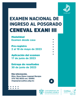 Examen Nacional de Ingreso al Posgrado