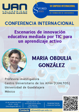 Conferencia María Obdulia González en la UAN