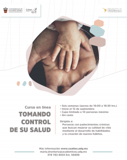 Curso en línea. Tomando Control de su Salud