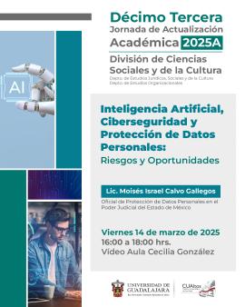 Inteligencia Artificial, Ciberseguridad y Protección de Datos Personales