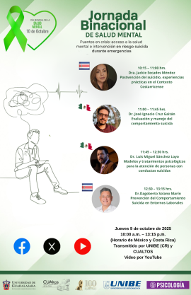 Programa de jornada Binacional de Salud Mental 