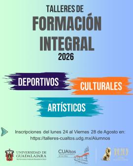 Talleres de formación integral 2026-B