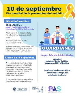 10 de septiembre. día mundial de la prevención del suicidio