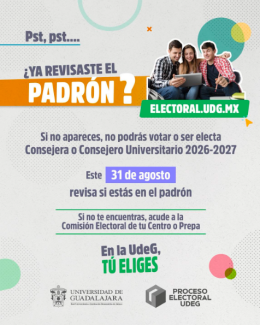 Elección de consejeras y consejeros universitarios