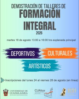 Talleres de formación integral 2026-B