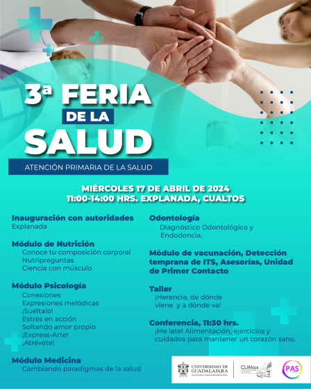 Programa general de la 3ra. Feria de la Salud