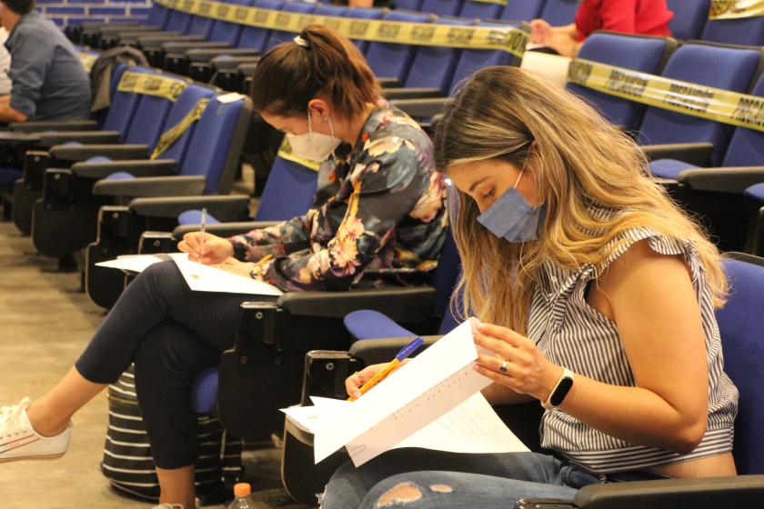 Presentadores del examen del Dipomado en Justicia Alternativa de CUAltos.