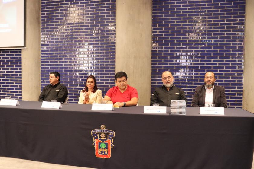 Autoridades de CUAltos en la inauguración del Simposio titulado “La Bioseguridad veterinaria como mejor herramienta para proteger la sanidad animal”.