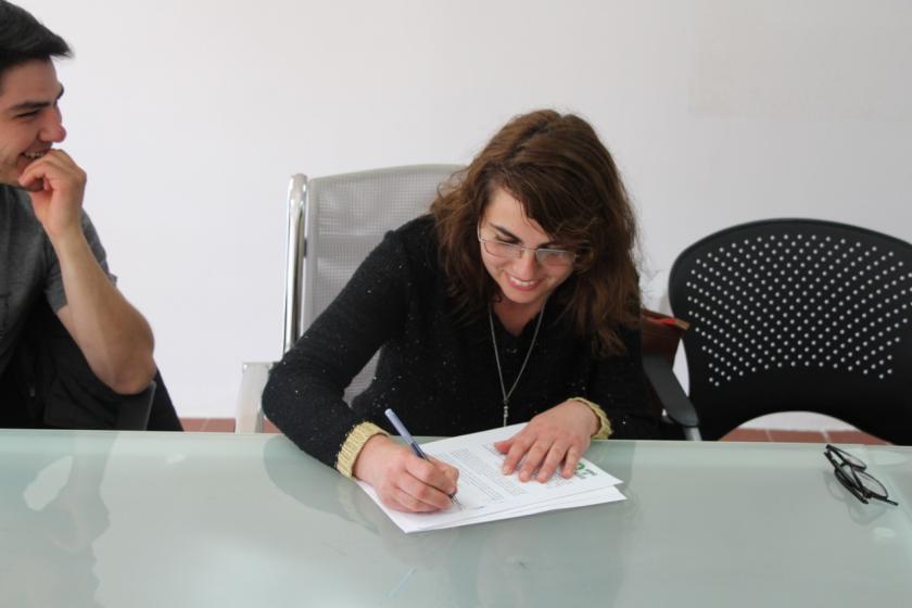 Firma de documento