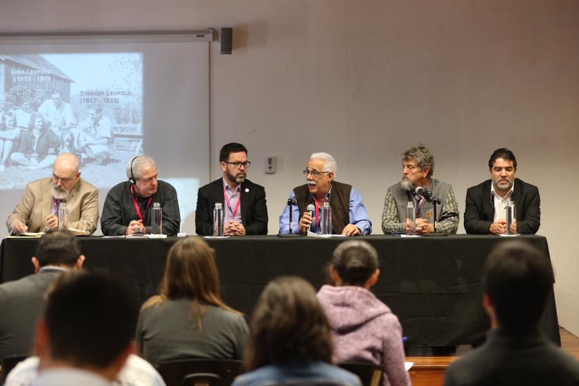 Expositores del Foro “Aldo Leopold en México y México en Aldo Leopold”.