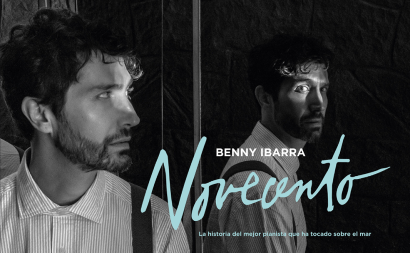 Cartel en el que se lee "BENNY IBARRA Novecento".