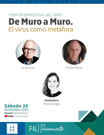 Cartel en el que se lee "FERIA INTERNACIONAL DEL LIBRO De Muro a Muro. El cirus como metáfora".