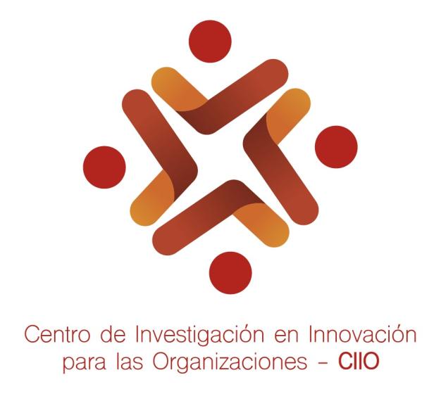 Cartel en el que se lee "Centro de Investigación e Innovación para las Organizaciones - CIIO".