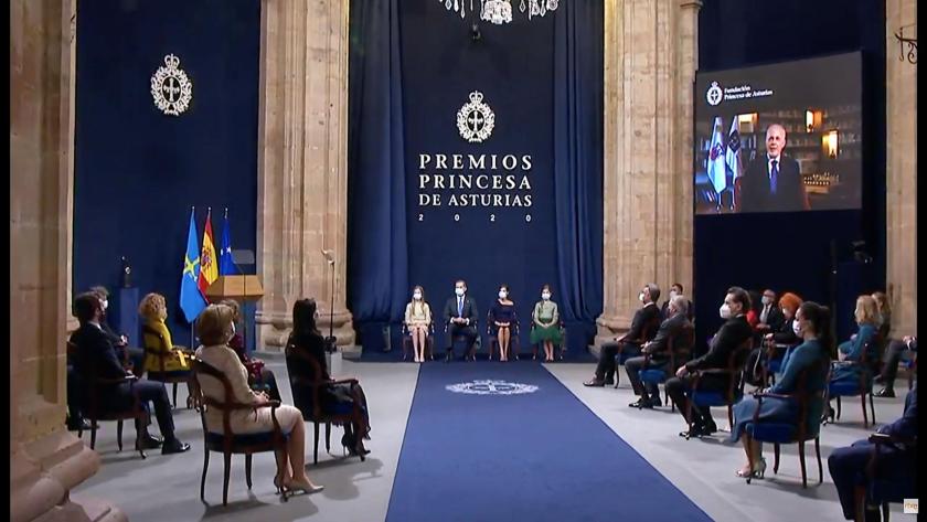 Ceremonia de entrega del Premio Princesa de Asturias.