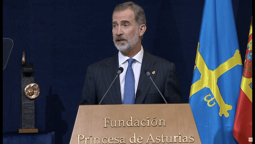 Ceremonia de entrega del Premio Princesa de Asturias.