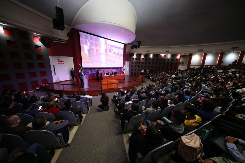 Asistentes del Foro “Retos en derechos humanos y derecho internacional humanitario”