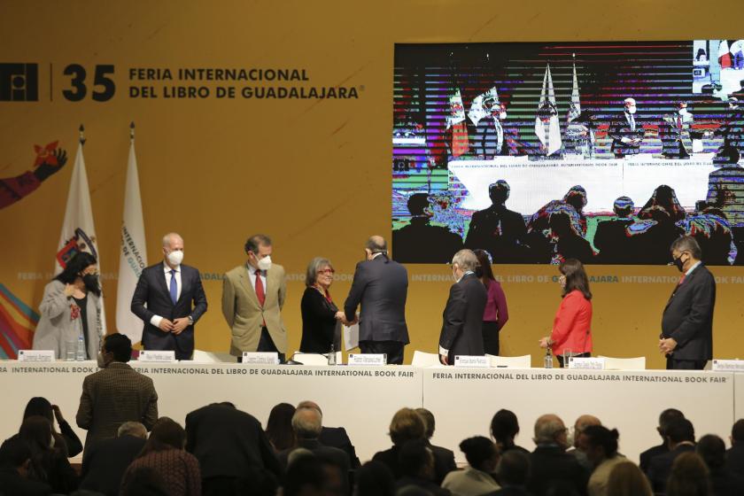 Integrantes de la Ceremonia de Inaguración de la FIL.