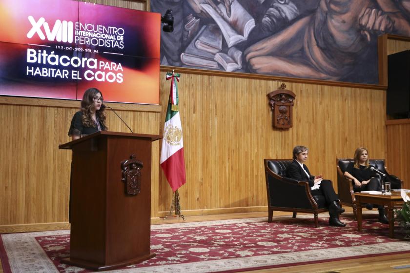 Integrante del XVIII Encuentro Internacional de Periodistas (EIP).
