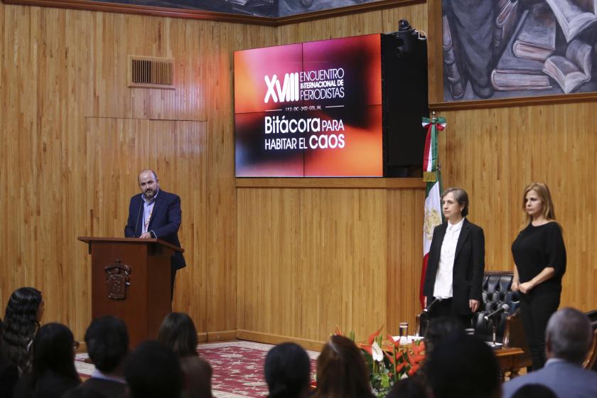 Integrante del XVIII Encuentro Internacional de Periodistas (EIP).