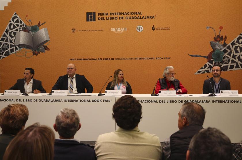 Integrantes de la Mesa “Abrazos, balazos, etc. El país de las víctimas”.