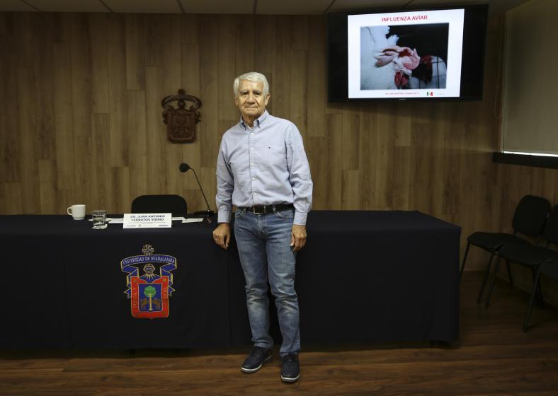 Investigador Juan Antorio Serratos Vidrio.