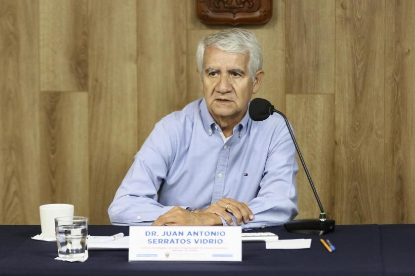 Investigador Juan Antorio Serratos Vidrio.