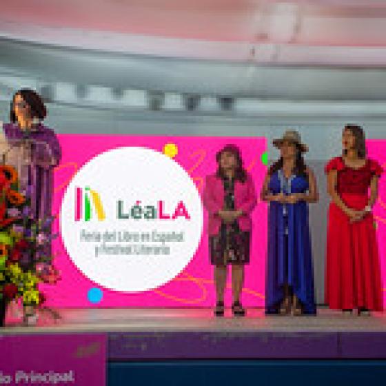 Integrantes de la Ceremonia de clausura de LéaLA.