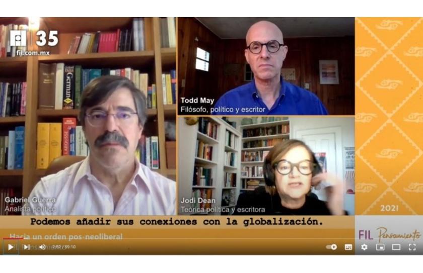 Expositores de la conferencia “Hacia un orden post-neoliberal: Un diálogo constructivo”