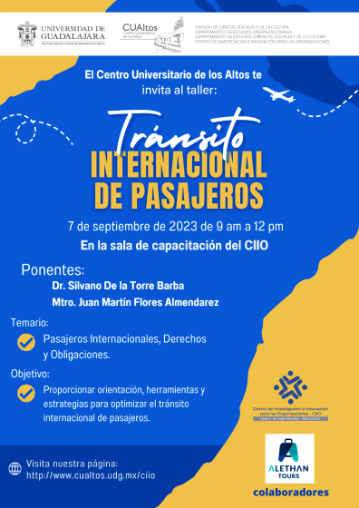 Cartel en el que se lee: "Tránsito INTERNACIONAL DE PASAJEROS".