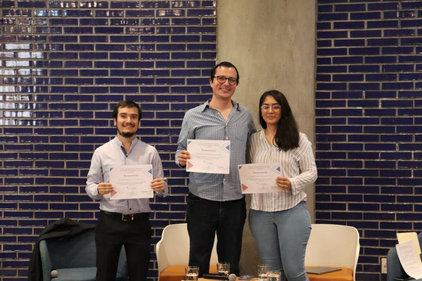 Expositores de la conferencia “Cuidado integral del adulto mayor”.