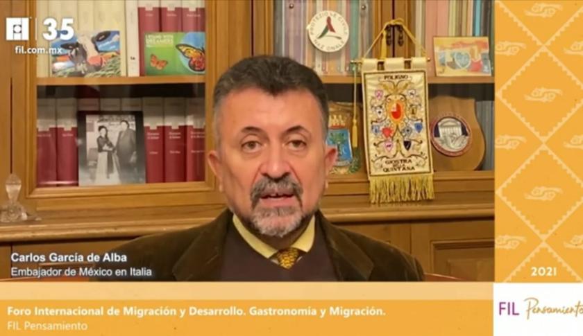 Expositor de la Conferencia “Gastronomía y Migración".