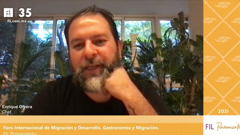 Expositor de la Conferencia “Gastronomía y Migración".