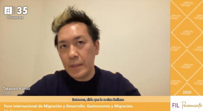 Expositor de la Conferencia “Gastronomía y Migración".