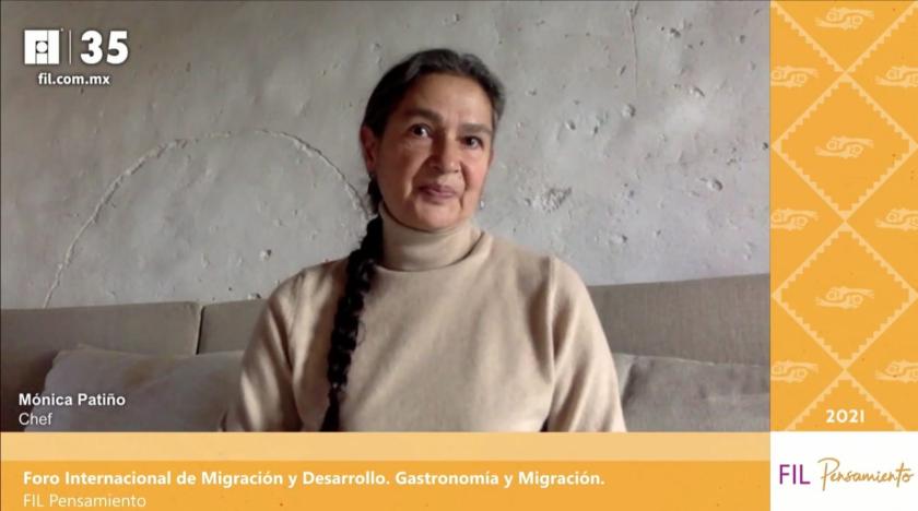 Expositora de la Conferencia “Gastronomía y Migración".