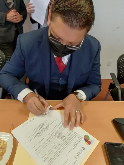 Firma de comodato.