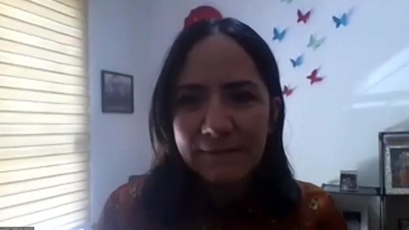 Expositora de videoconferencia “Mujeres en la Ciencia”.