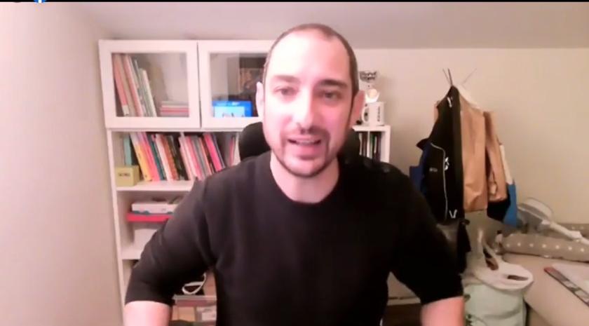 Vocal de la Junta Directiva de la Sociedad Matemática Mexicana, Álvaro Eduardo Cordero.