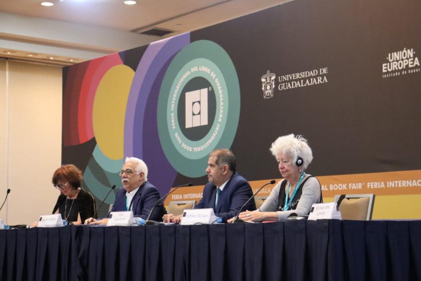 Integrantes de la Mesa de dialogo: "Museos ante el Antropoceno urbano: nuevas narrativas sociales y ambientales".