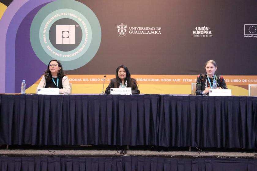 Integrantes de la Mesa “El trabajo doméstico de las mujeres: ¿Qué tanto nos importa?”.