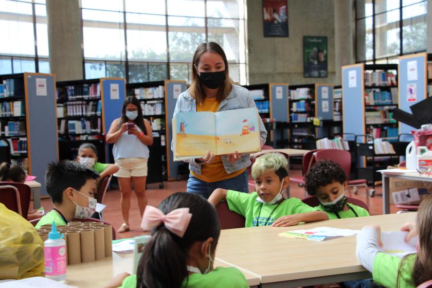 Promoción de la lectura en Los Cursos de Verano 2022.