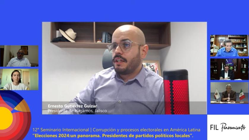 Expositor en el “Seminario Internacional Corrupción y procesos electorales en América Latina”.